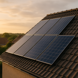 panneaux photovoltaïques rentables en zone à faible ensoleillement sur toiture nord de la France